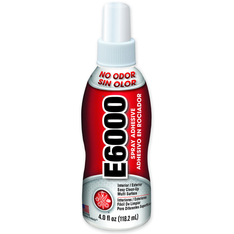 E6000 High Strength Translucent White Spray Adhesive 4 oz