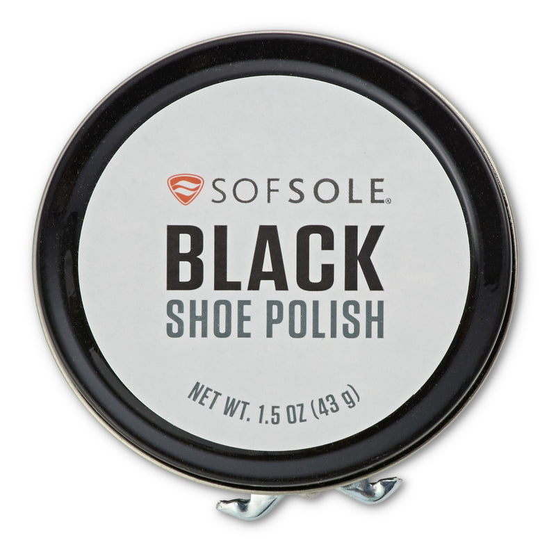 Sof Sole Black Shoe Polish 1.5 oz