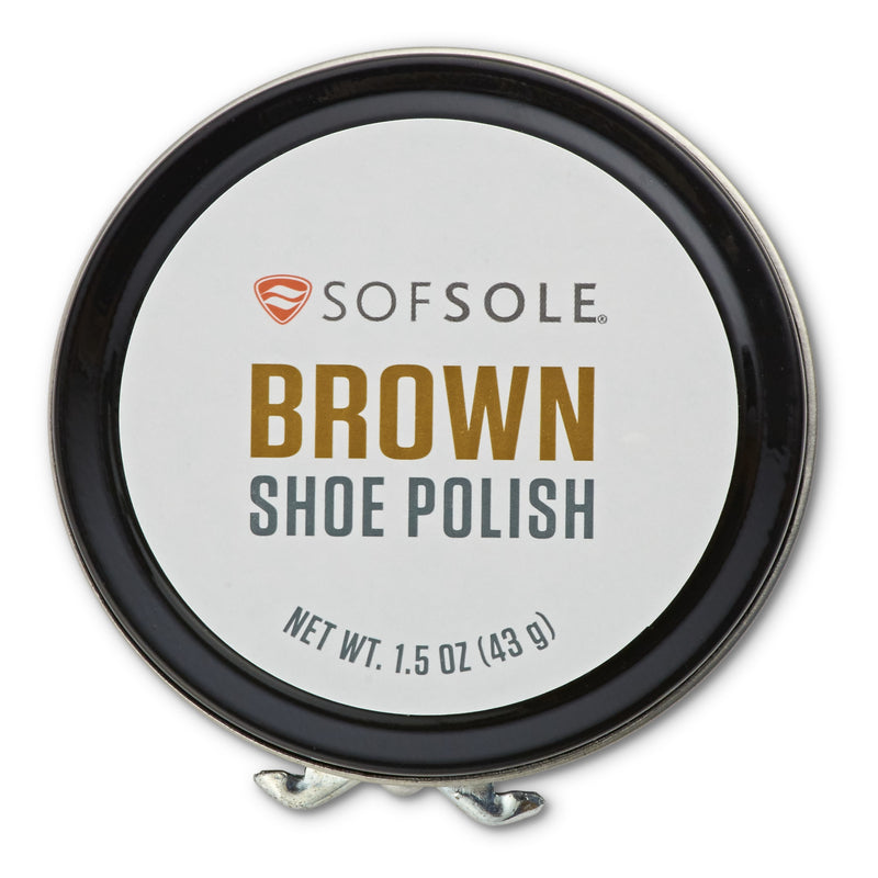 Sof Sole Brown Shoe Polish 1.5 oz