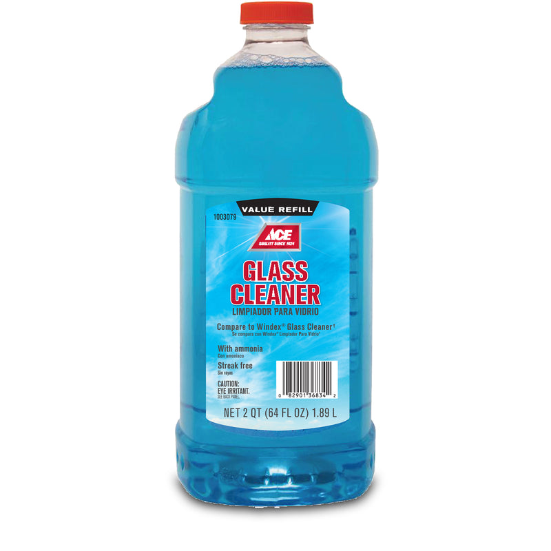 Ace No Scent Glass Cleaner Refill 64 oz Liquid