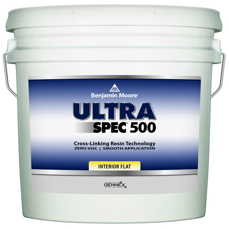Benjamin Moore Ultra Spec 500 Flat Base 3 Paint Interior 5 gal