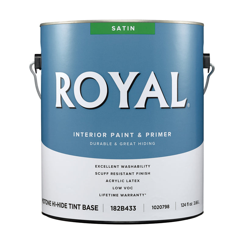 Royal Satin Tint Base Mid-Tone Base Paint Interior 1 gal