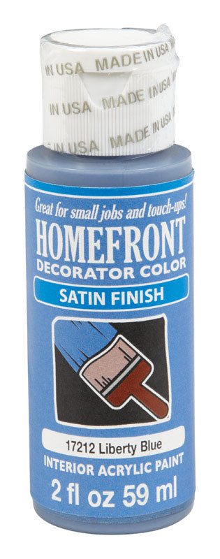 Homefront Decorator Color Satin Liberty Blue Hobby Paint 2 oz