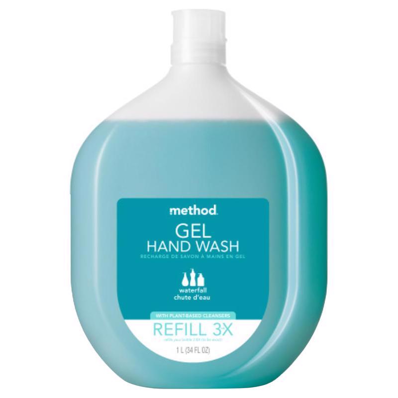Method Waterfall Scent Gel Hand Wash Refill 34 oz
