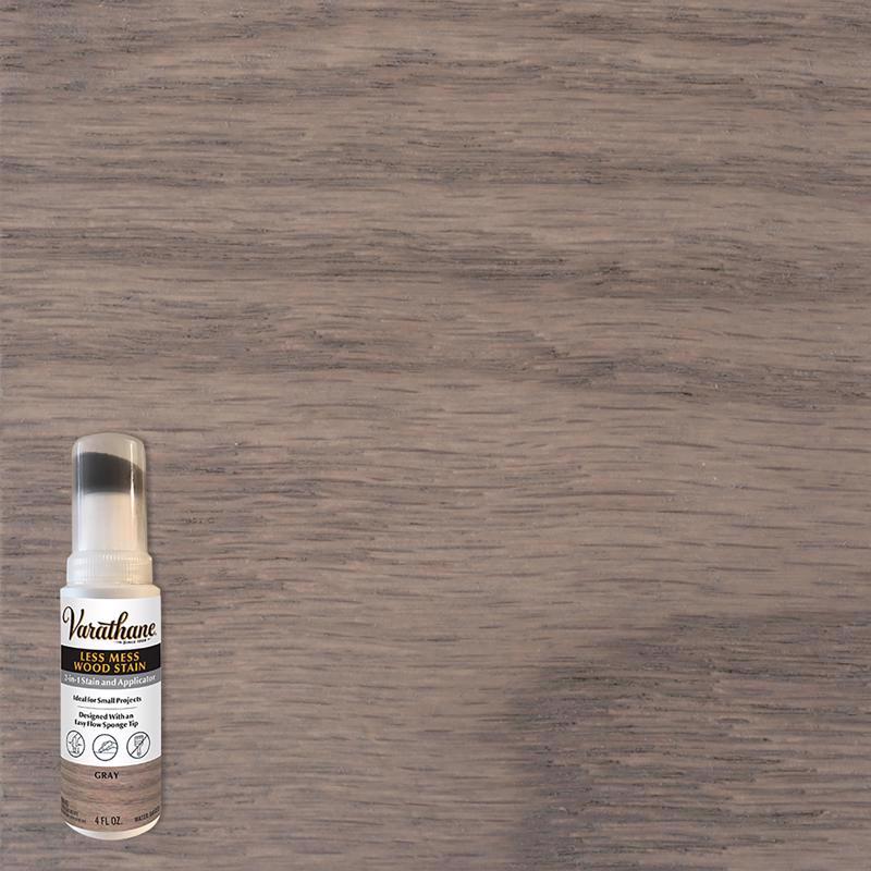 Varathane Less Mess Gray Water-Based Linseed Oil Emulsion Wood Stain 4 oz