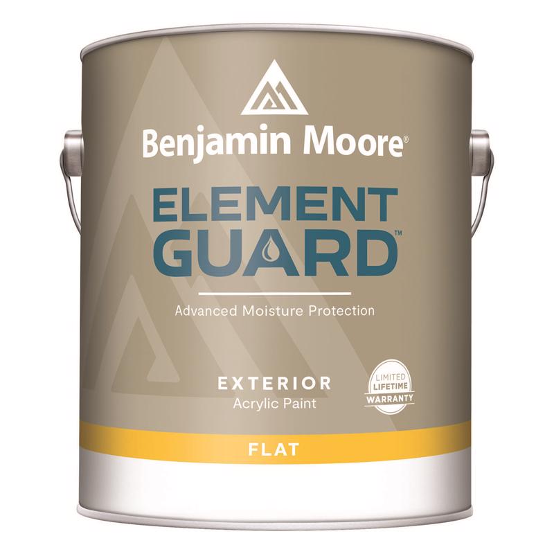 Benjamin Moore Element Guard Flat Base 3 Paint Exterior 1 gal