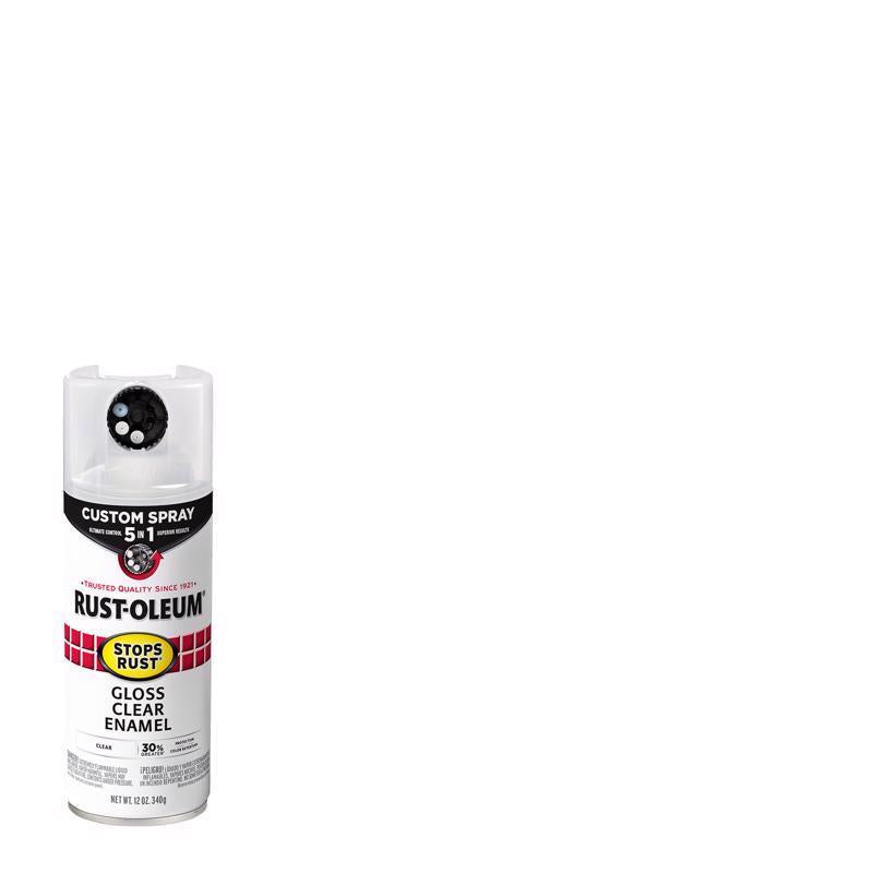 Rust-Oleum Stops Rust Custom Spray 5-in-1 Gloss Clear Spray Paint 12 oz