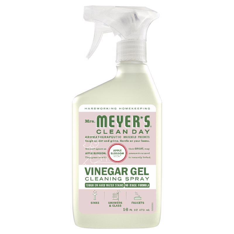 Mrs. Meyer's Clean Day Apple Blossom Scent Concentrated Vinegar Gel Cleaner Liquid Spray 16 oz