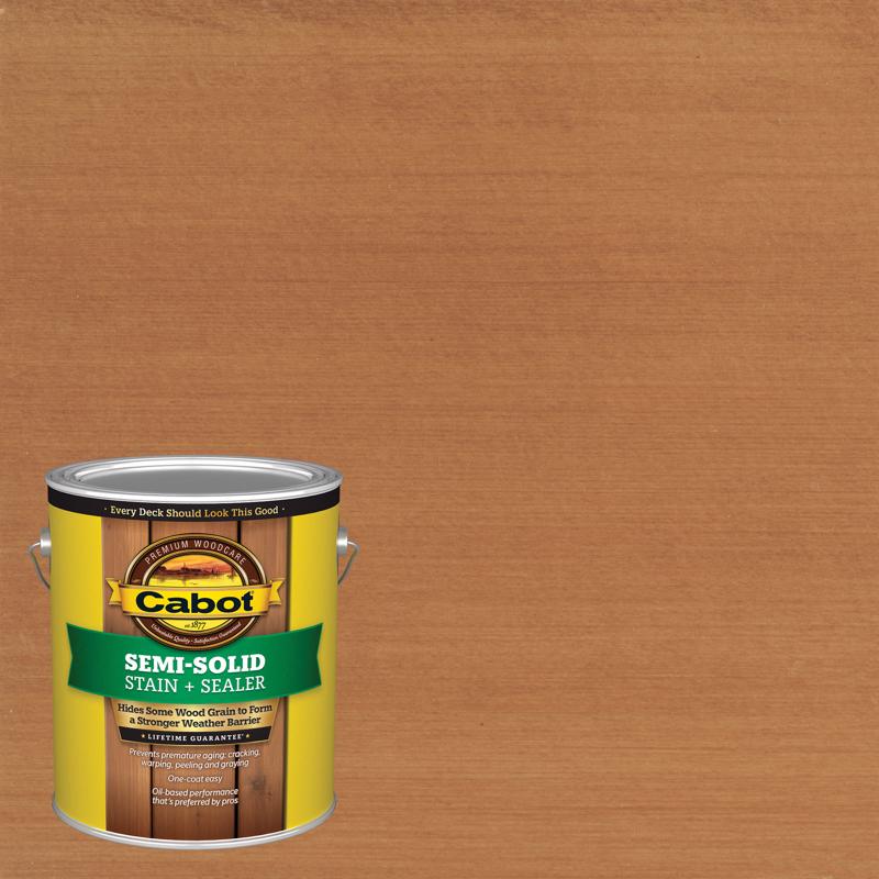 Cabot Semi-Solid Semi-Solid New Redwood Oil-Based Deck and Siding Stain 1 gal