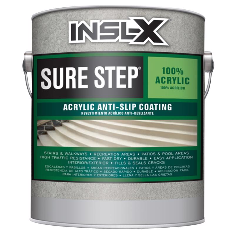 Insl-X Sure Step Flat White Water-Based Anti-slip Coating 1 gal