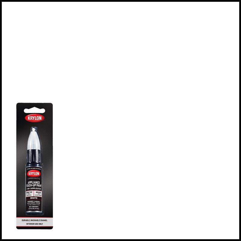 Krylon Gloss White Appliance Touch-Up Paint 0.5 oz