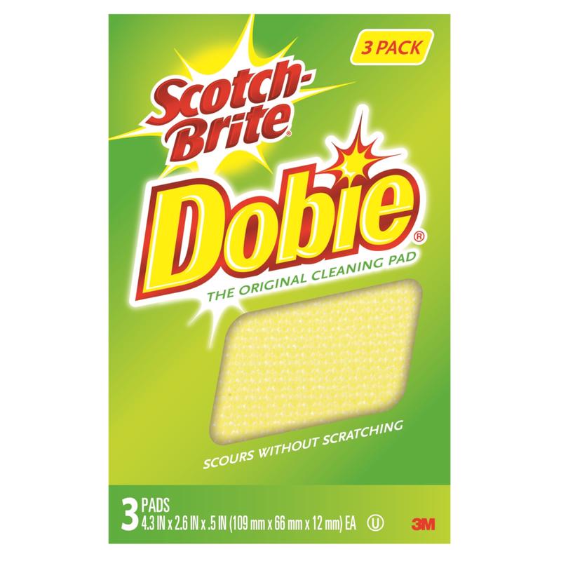 Scotch-Brite Medium Duty Cleaning Pad For All Purpose 4.3 in. L 3 pk