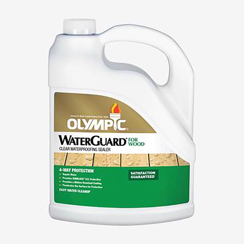 Olympic WaterGuard Low Luster Clear Water-Based Waterproofer Wood Protector 1 gal