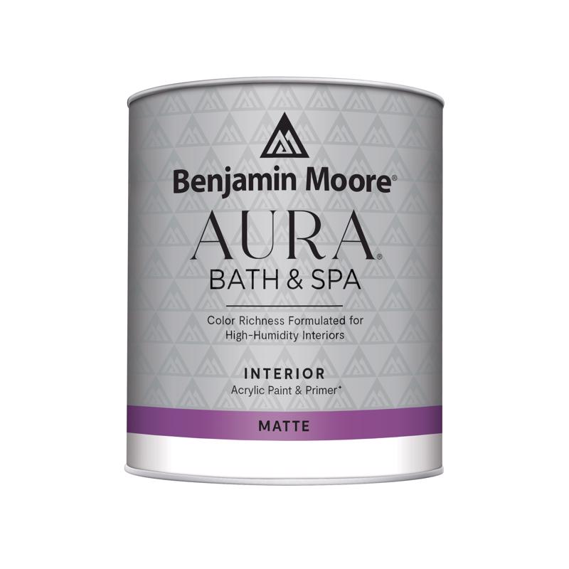 Benjamin Moore Aura Bath & Spa Matte Base 1 Paint Interior 1 qt