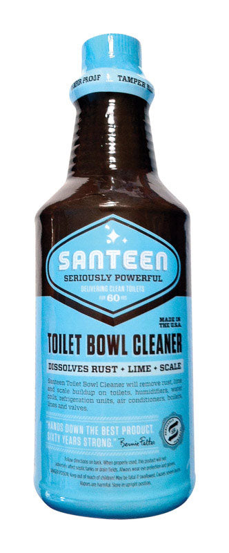 Santeen No Scent Toilet Bowl Cleaner and Delimer 32 oz Liquid