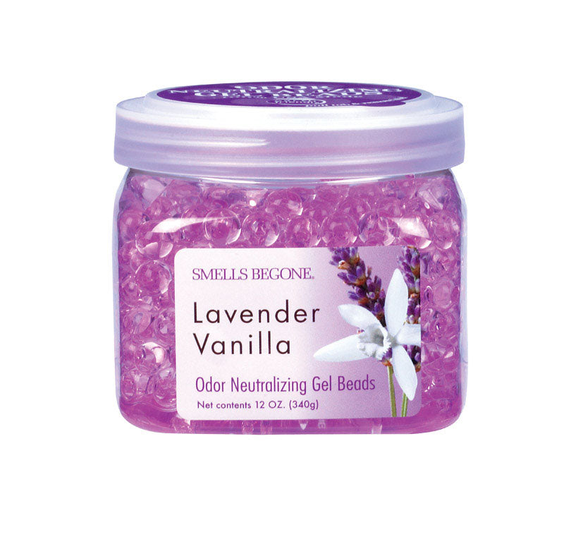 Smells Begone Lavender Vanilla Scent Odor Neutralizer 12 oz Gel Beads
