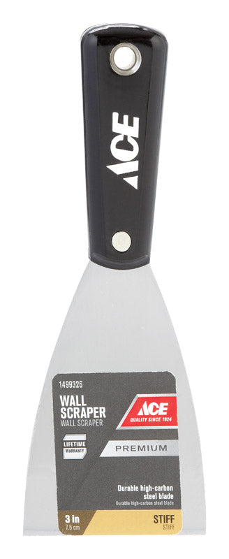 Ace 3 in. W Carbon Steel Stiff Wall Scraper