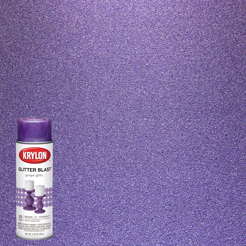 Krylon Glitter Blast Grape Glitz Spray Paint 5.75 oz