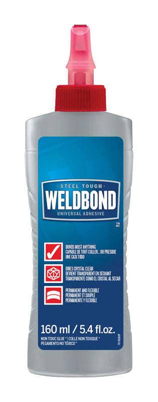 Weldbond High Strength Polyvinyl acetate homopolymer White All Purpose Adhesive 5.4 oz
