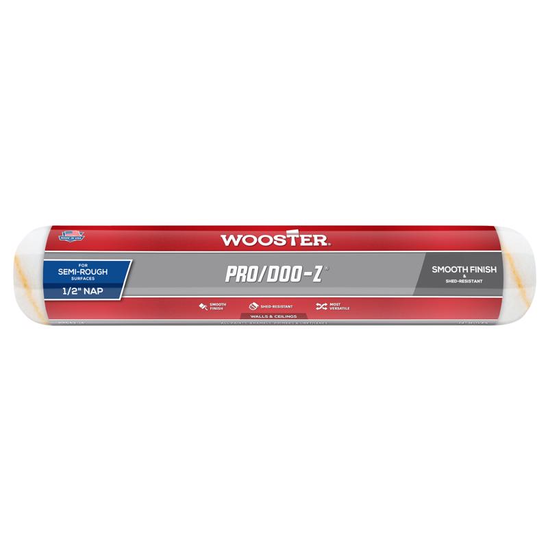 Wooster Pro/Doo-Z Woven Fabric 14 in. W X 1/2 in. Regular Paint Roller Cover 1 pk
