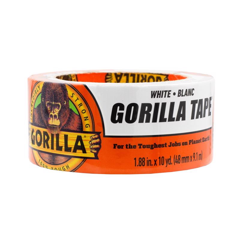 Gorilla 1.88 in. W X 10 yd L White Duct Tape