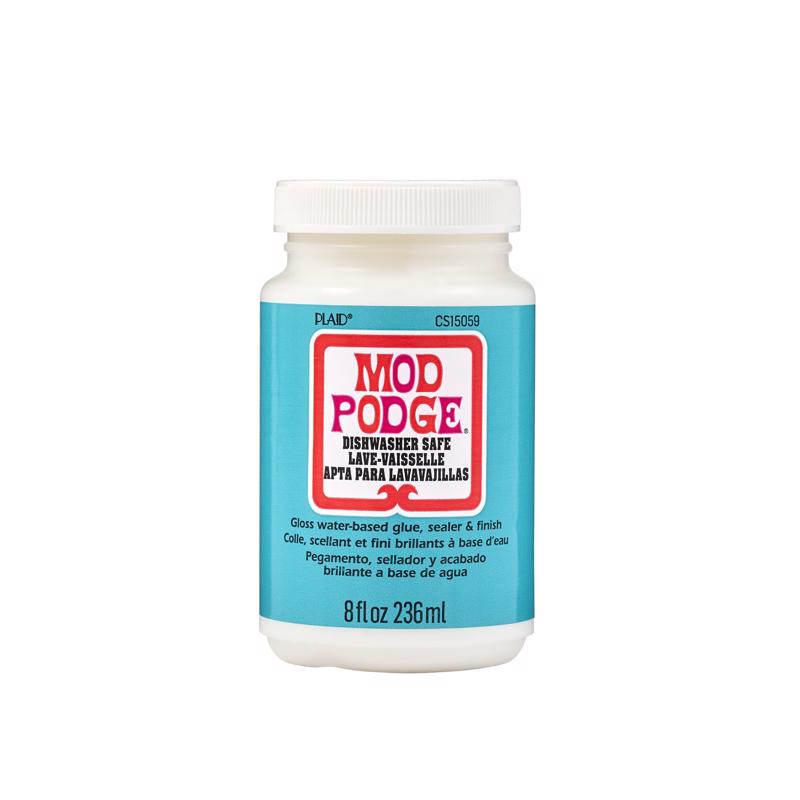 Plaid Mod Podge High Strength Glue Dishwasher-Safe Gloss Decoupage 8 oz