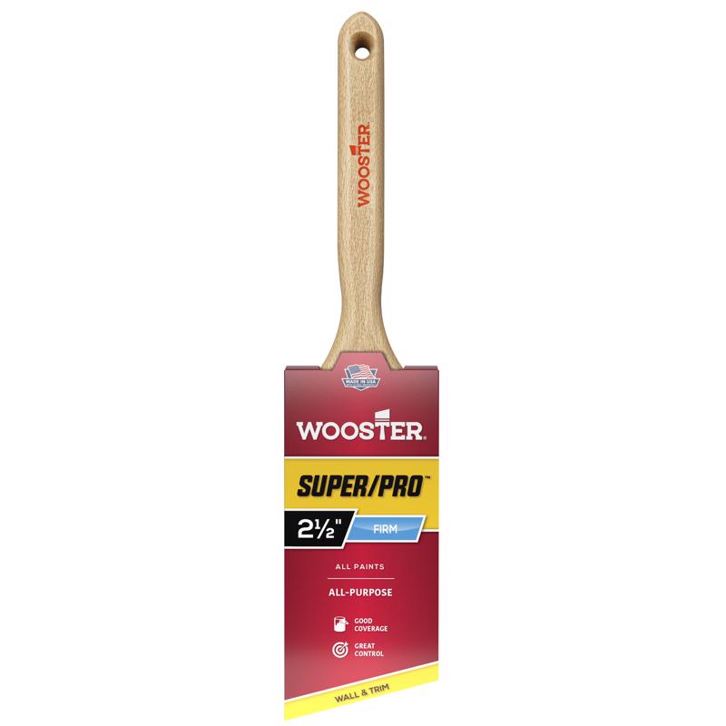 Wooster Super/Pro 2-1/2 in. Firm Angle Paint Brush