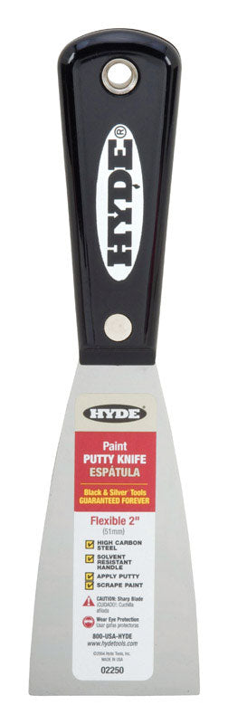 Hyde 2 in. W X 7-3/4 in. L High-Carbon Steel Flexible Putty Knife