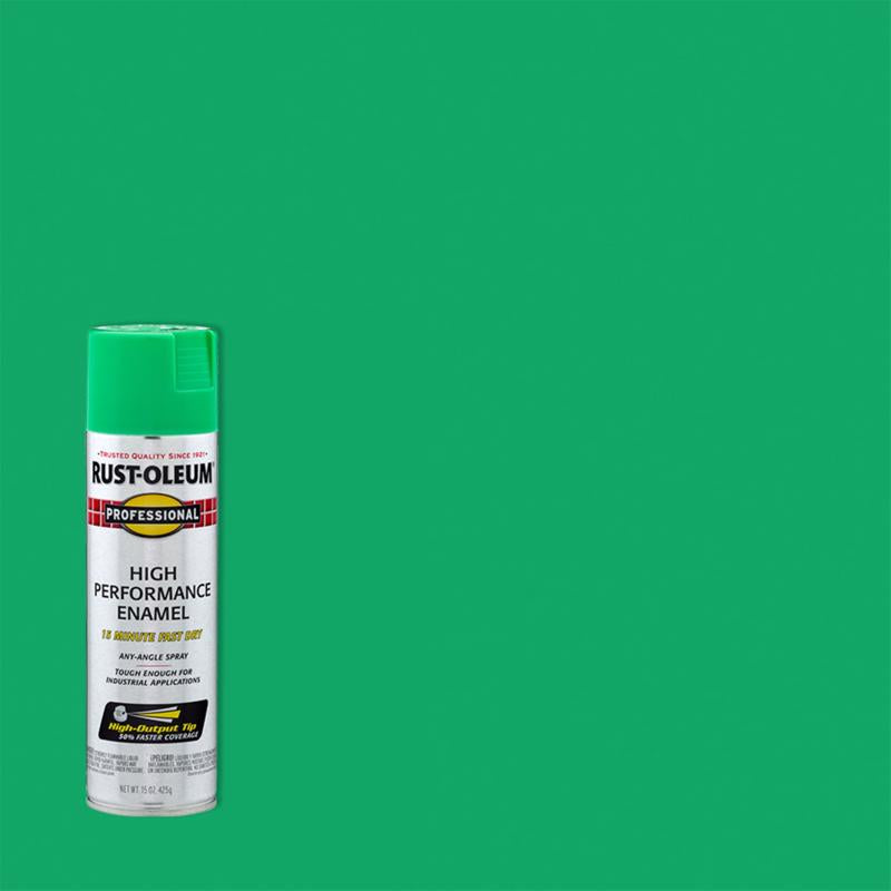 Rust-Oleum Professional Gloss Safety Green Spray Paint 15 oz