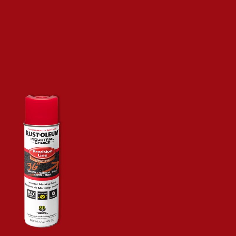 Rust-Oleum Industrial Choice Red Inverted Marking Paint 17 oz