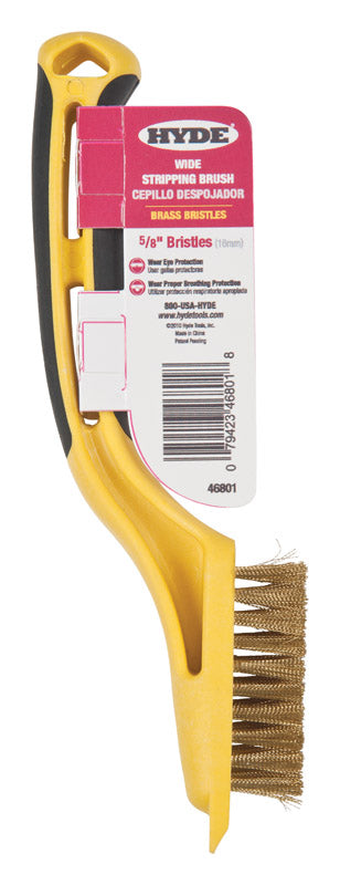 Hyde 1.12 in. W X 6.9 in. L Brass Stripping Brush
