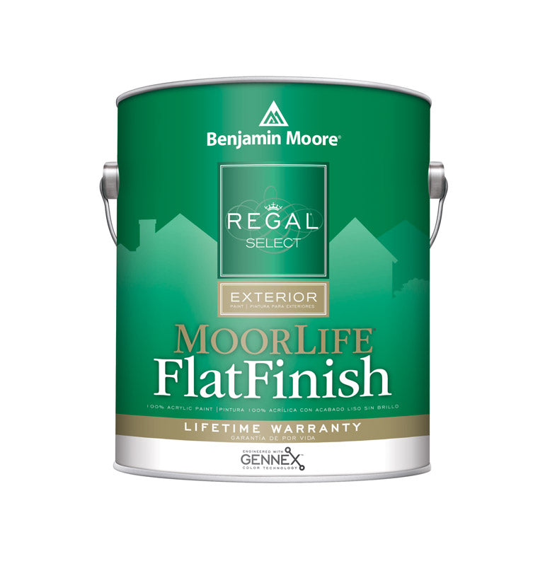 Benjamin Moore Regal Select Flat Tintable Base Base 2 Paint Exterior 1 gal