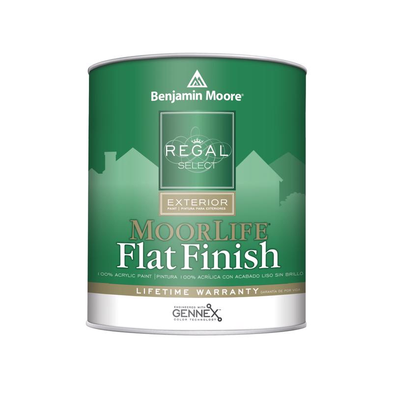 Benjamin Moore Regal Select Flat Tintable Base Base 4 Paint Exterior 1 qt