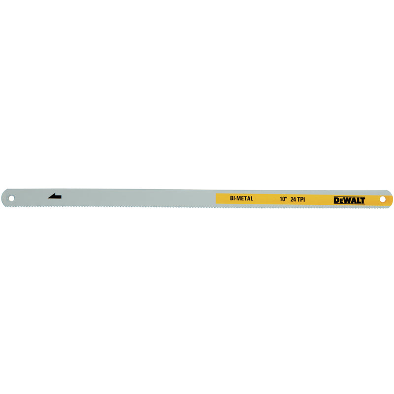 DeWalt 10 in. Bi-Metal Hacksaw Blade 24 TPI 2 pk