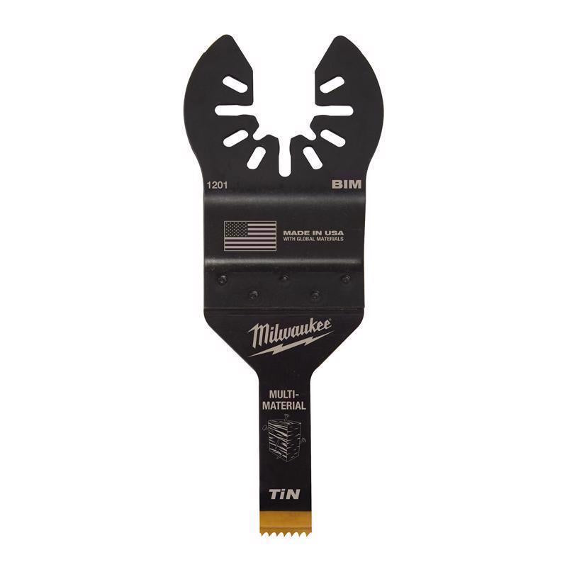 Milwaukee Universal Fit Open-Lok 3/8 in. W Bi-Metal Multi-Tool Oscillating Blade Multi-Material 1 pk