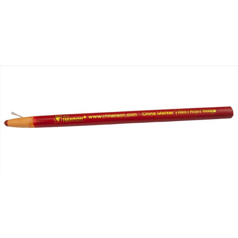 C.H. Hanson 6.8 in. L China Marker Red 1 pc