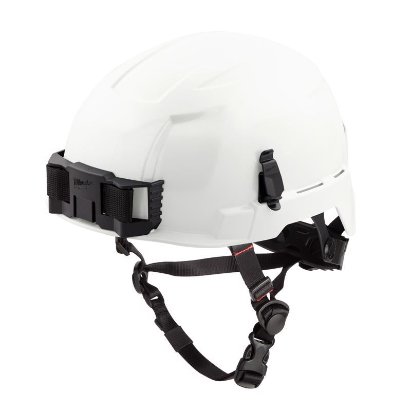 Milwaukee BOLT Ratchet Type II Class E Non-Vented Safety Helmet White