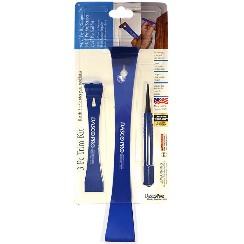 Dasco Pro Multi-Purpose Trim Kit 3 pc