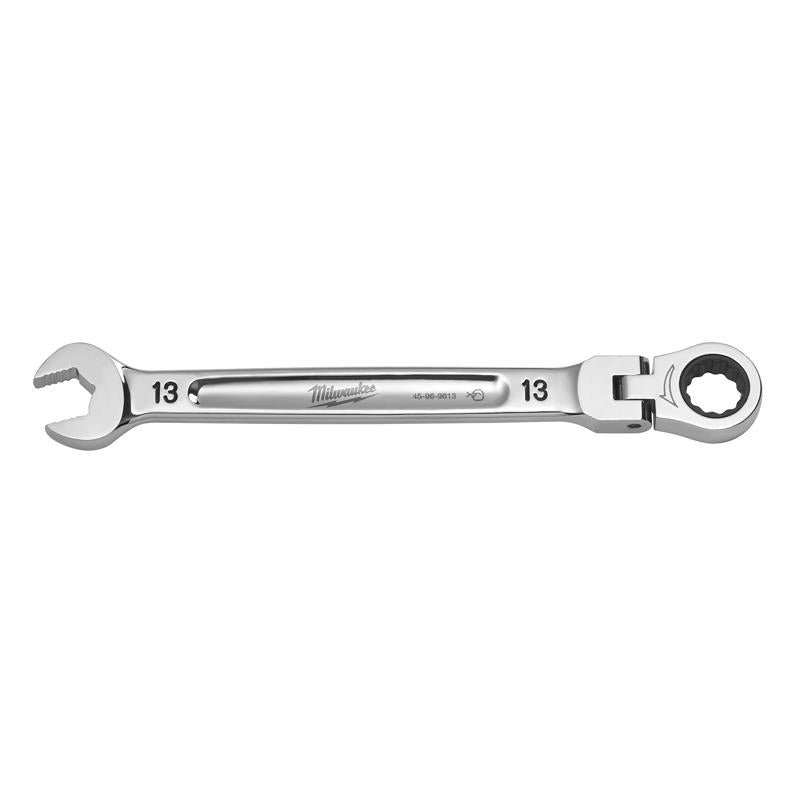 Milwaukee 13 mm X 13 mm 12 Point Metric Flex Head Combination Wrench 7.34 in. L 1 pc