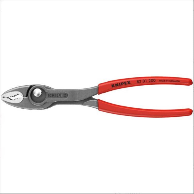 Knipex 8 in. Chrome Vanadium Steel TwinGrip Slip Joint Pliers