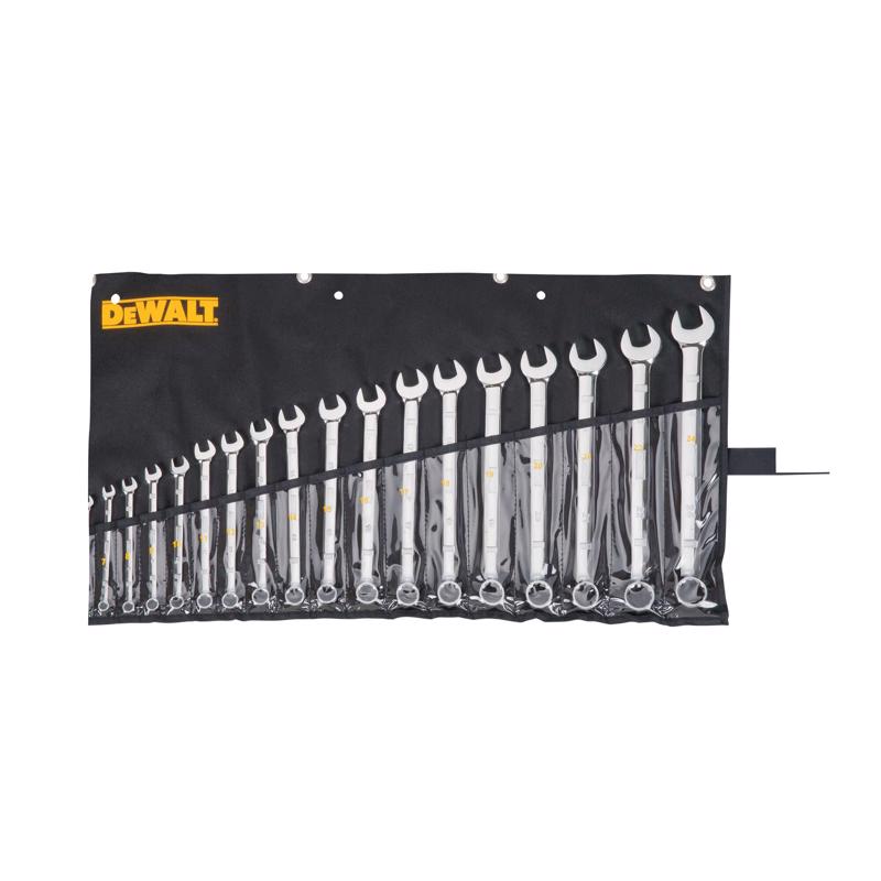 DeWalt Metric Combination Wrench Set 18 pc