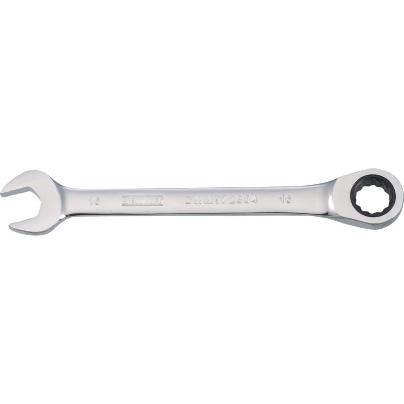 DeWalt 16 mm X 16 mm 12 Point Metric Ratcheting Combination Wrench 7-15/16 in. L 1 pc