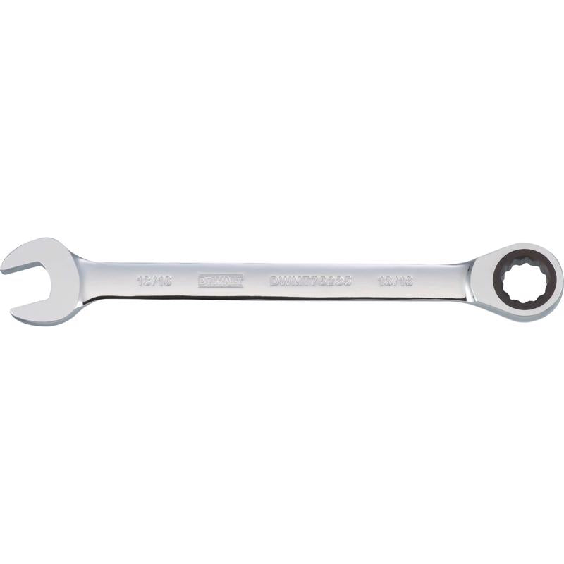 DeWalt 13/16 in. X 13/16 in. SAE Ratcheting Combination Wrench 11-7/32 in. L 1 pc