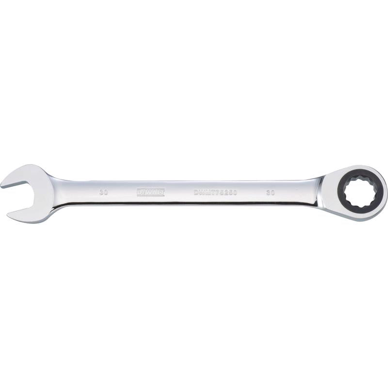 DeWalt 30 mm X 30 mm Metric Ratcheting Combination Wrench 16-23/32 in. L 1 pc