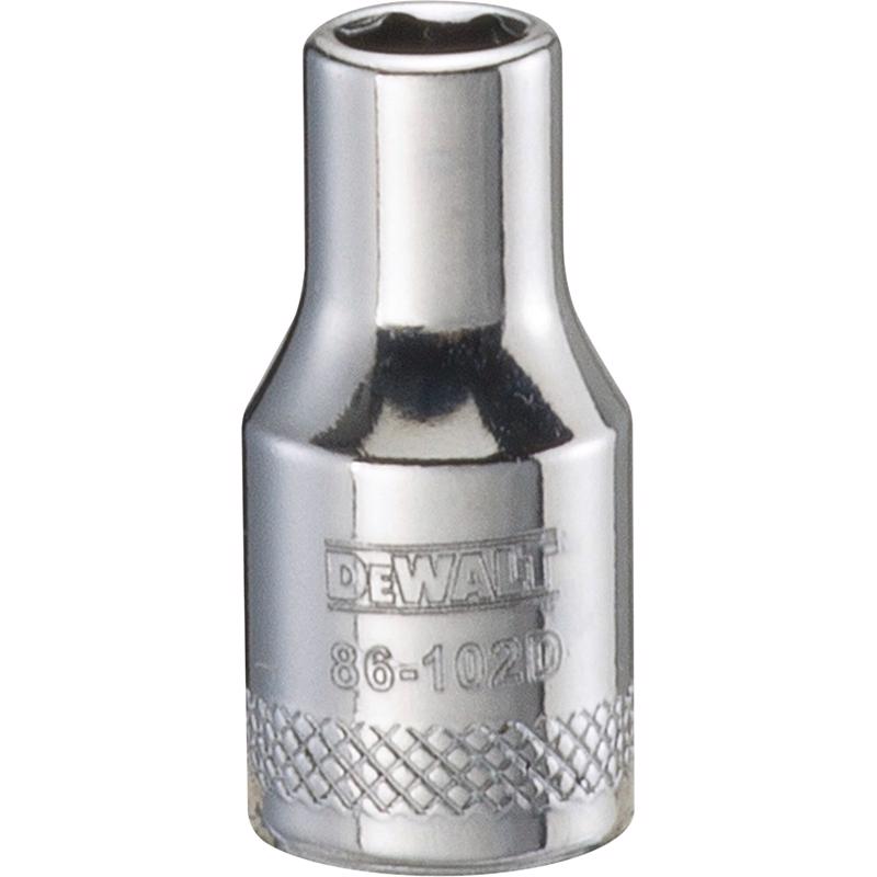 DeWalt 5 mm X 1/4 in. drive Metric 6 Point Socket 1 pc