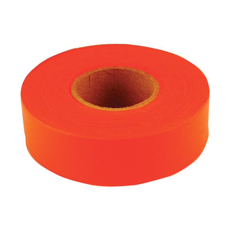 C.H. Hanson 150 ft. L X 1.2 in. W PVC Flagging Tape Fluorescent Orange