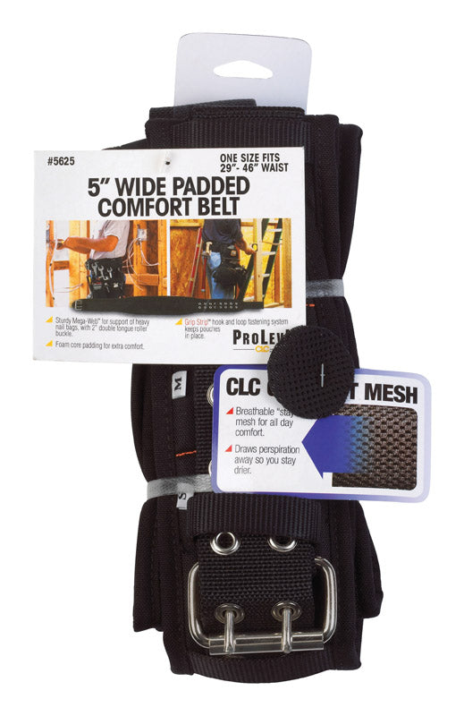 CLC Nylon Work Belt 4.25 in. L X 12.5 in. H Black 29 in. 46 in.