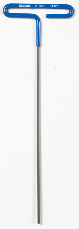 Eklind 2.5 mm Metric T-Handle Power Hex Key 1 pc