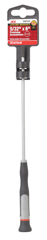 Ace 5/32 in. X 6 in. L Slotted Precision Screwdriver 1 pc