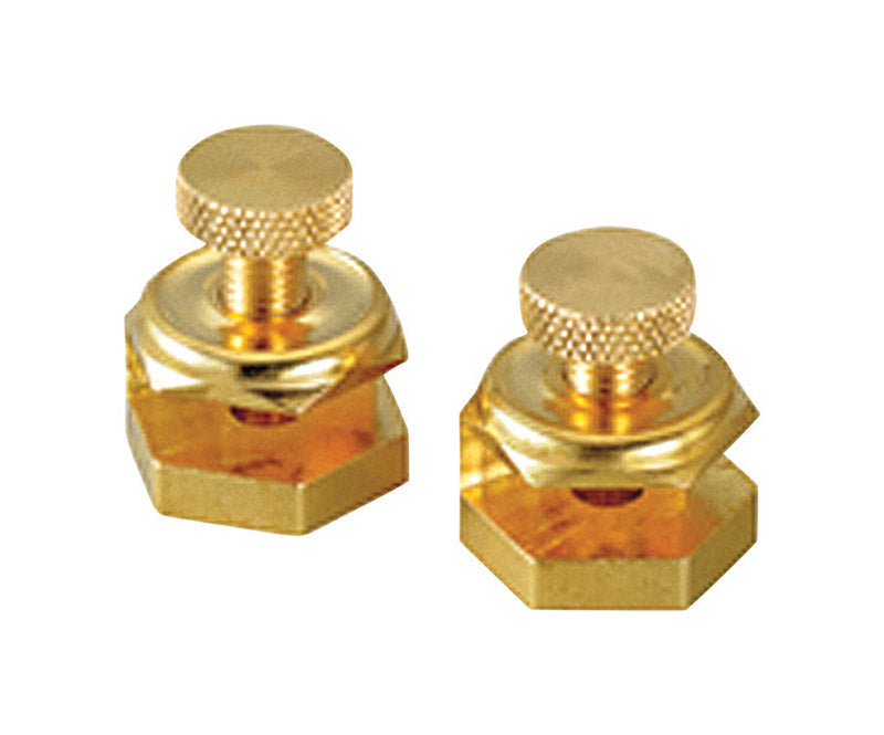 Johnson 1/2 in. L X 1/2 in. H Brass Framing Square